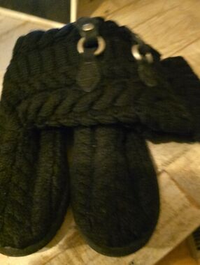 UGG Black Sweater Boots